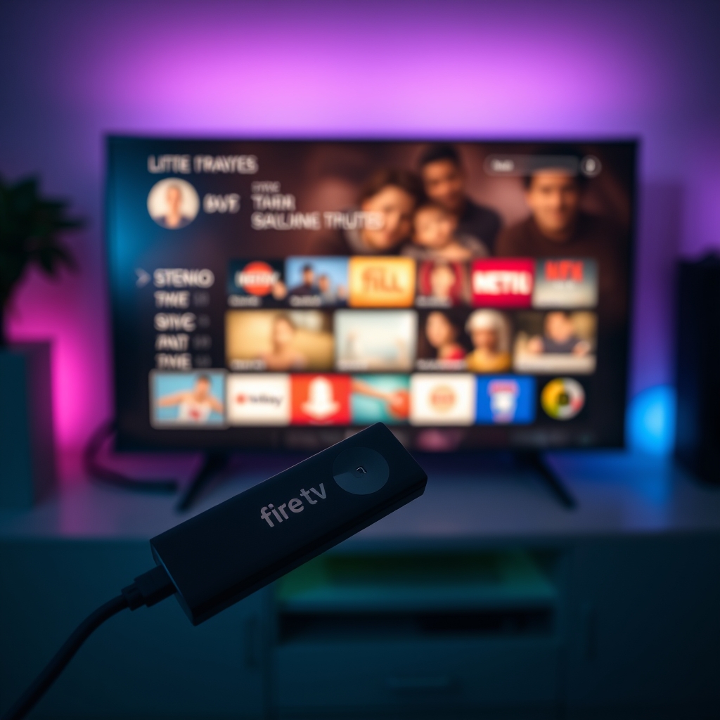 IPTV Firestick device setup for premium IPTV subscription streaming