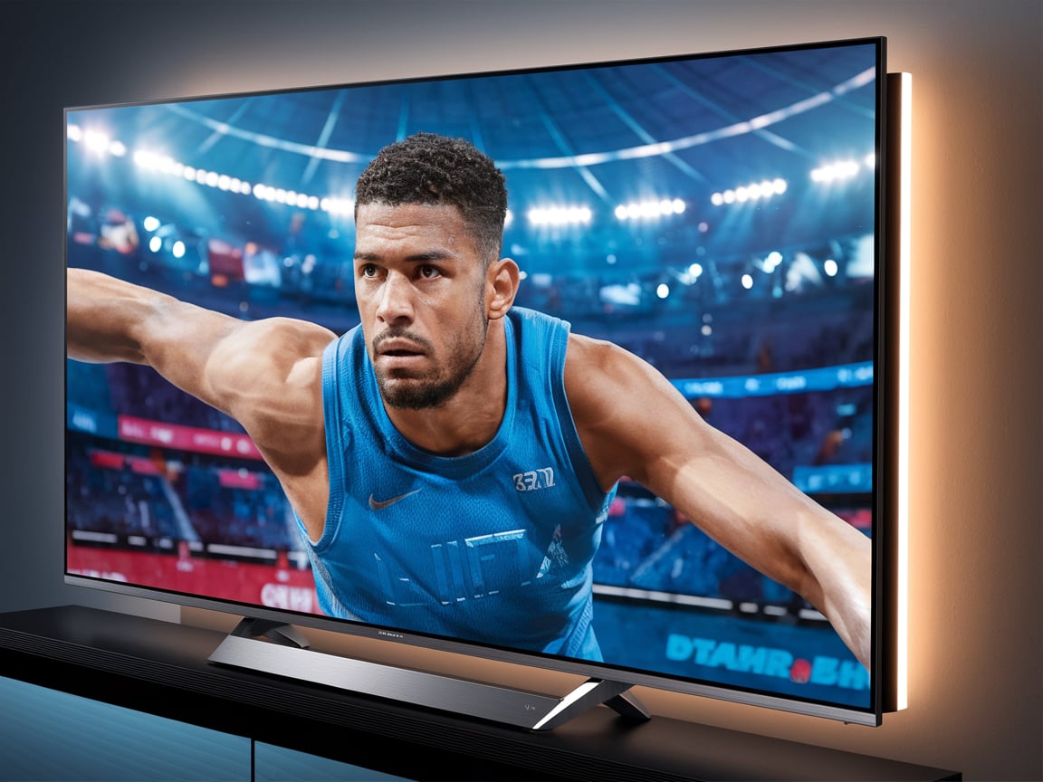 Smart TV affichant abonnement IPTV en Ultra HD HDR