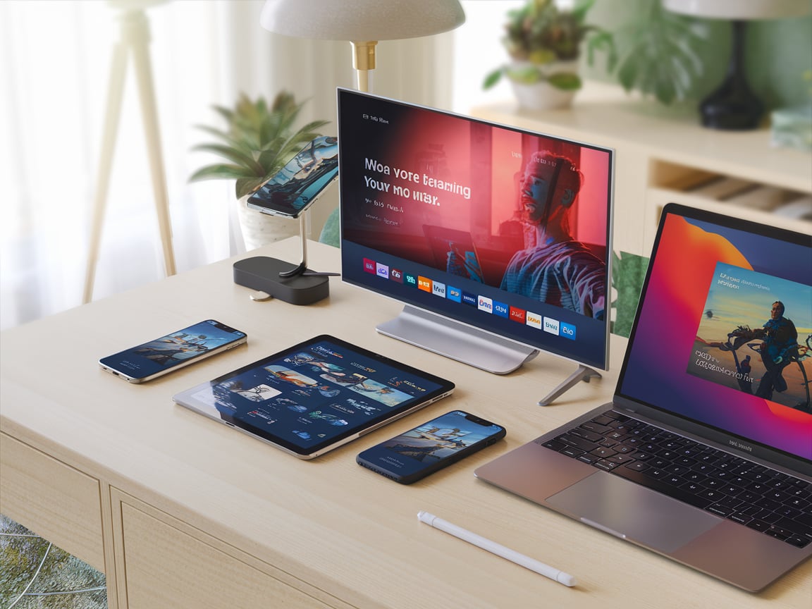 Compatibilité multi-appareils pour abonnement IPTV